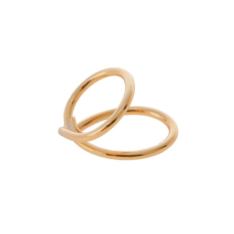 【Sea'ds Mara】Overlap brass ring[24A4-77]