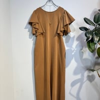 【RILATO】4wayネックレス付き加工フリルワンピース［R26261］
