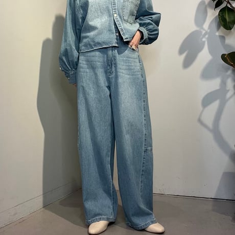 【QTUME】バレルレッグパンツ　［612-26002］