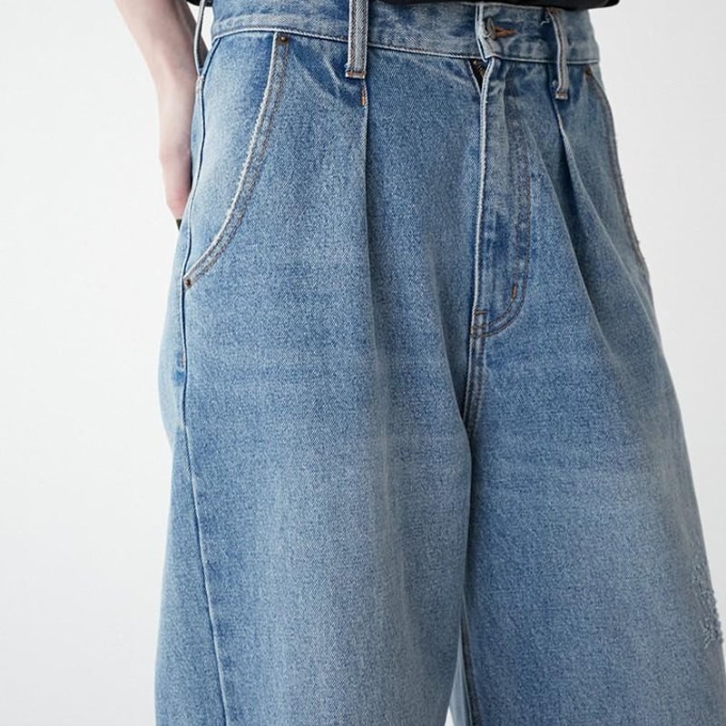パンツ YENN HIGH RISE TUCK WIDE PT YENN】HIGH RISE TUCK WIDE PT | cavabien