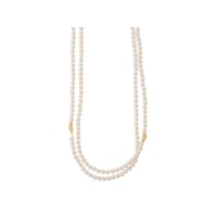 【Sea'ds Mara】Drop motif pearl long necklace[24A4-70]