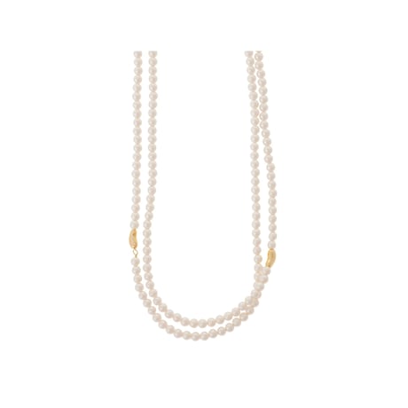 【Sea'ds Mara】Drop motif pearl long necklace[24A4-70]