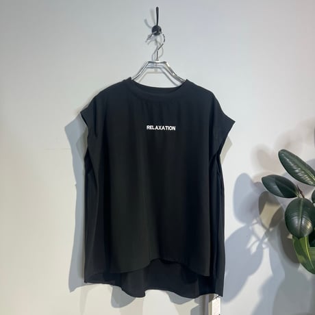【Cavabien select】ロゴ刺繍フレンチスリーブTOPS［17615］