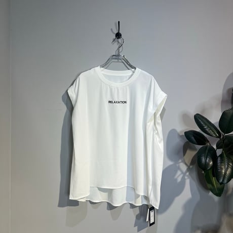 【Cavabien select】ロゴ刺繍フレンチスリーブTOPS［17615］