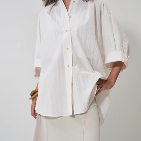 【YENN】ROUND FORM SHIRT［Y261-11005-2］