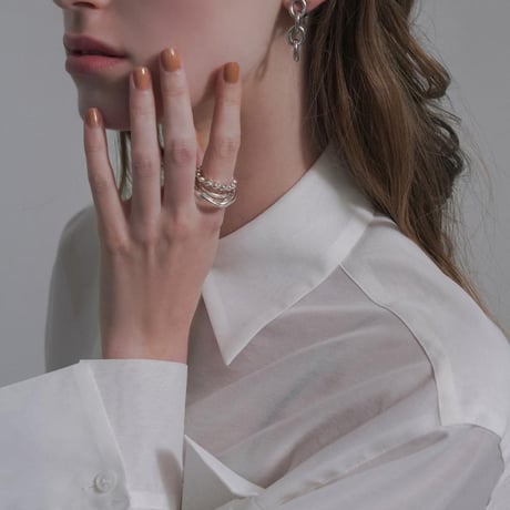 【Sea'ds Mara】petit wave ring[R19A3-21]