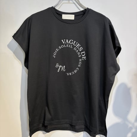 【Mylanka】フレンチスリーブロゴTシャツ［M81205］
