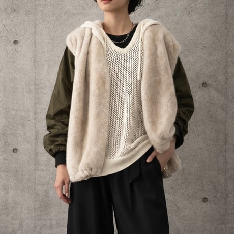 【siro de labonte】docking MA-1 jacket［R643315］