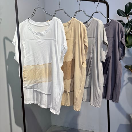 【PRIORITY】ステインパッチTシャツ［P62072LI］