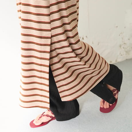 【YENN】STRIPE JERSEY DRESS [Y262-51049]