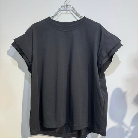 【PRIORITY】パテッドショルダーTシャツ［P62044HW］