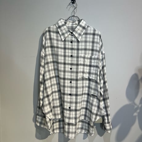【PRIORITY】 シアーチェックシャツ《P61132 BF》