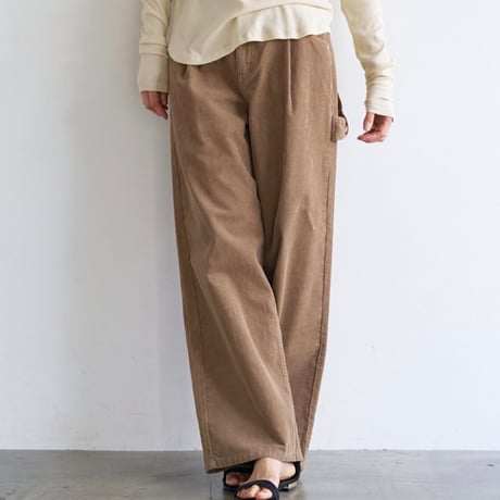 【YENN】WASHED CORDUROY PT [Y263-31098]