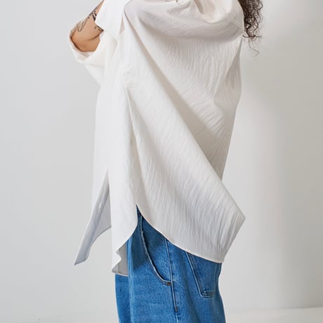 【YENN】ROUND FORM SHIRT［Y261-11005-2］