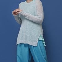 【CYAN tokyo】ネップメッシュニットTOPS［601461］