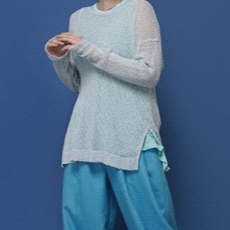 【CYAN tokyo】ネップメッシュニットTOPS［601461］