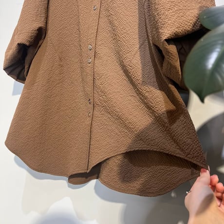 【RILATO】ワッフルクロスバルーン袖BL  ［R26255］