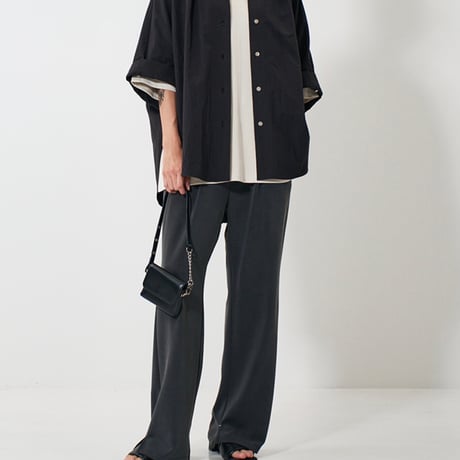 【YENN】ROUND FORM SHIRT［Y261-11005-2］