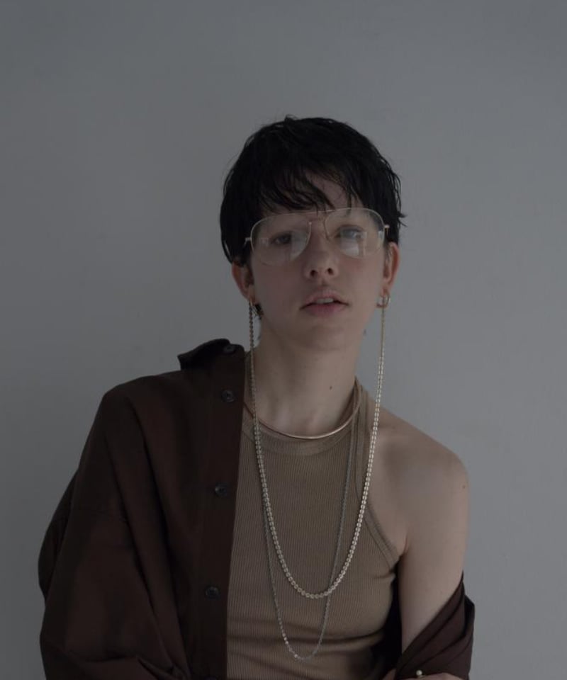 Sea'ds Mara】Glasses coin parts necklace | cava