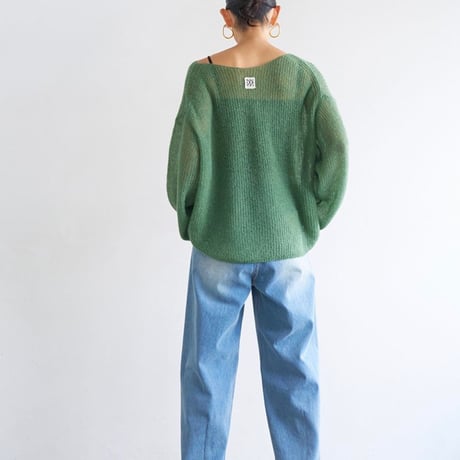 【YENN】SHEER MOHAIR KNIT PO [Y263-91101]