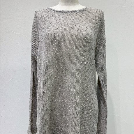 【CYAN tokyo】ネップメッシュニットTOPS［601461］