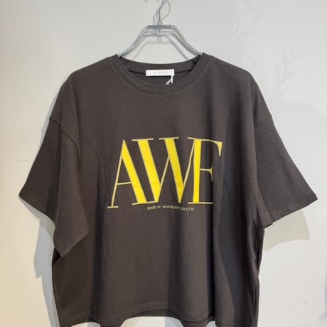 【CHIGNON】"AWE"プリントクロップドTee［8462-403KK］