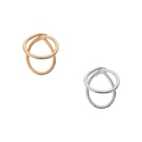 【Sea'ds Mara】Overlap brass ring[24A4-77]