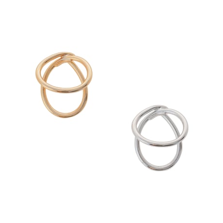 【Sea'ds Mara】Overlap brass ring[24A4-77]