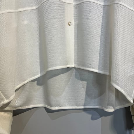 【CLOCHE】メッシュコクーンシャツ［612-85588］