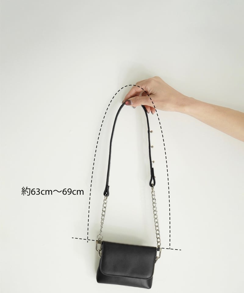 YENN】CHAIN BELT POUCH [Y252-02057-7] | cavabien