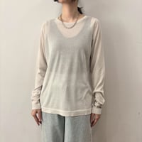 【siro de labonte】L/S knit Tshirt《R613110》