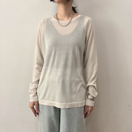 【siro de labonte】L/S knit Tshirt《R613110》