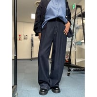 【cafune】10oz denim tuck pants ［35631］