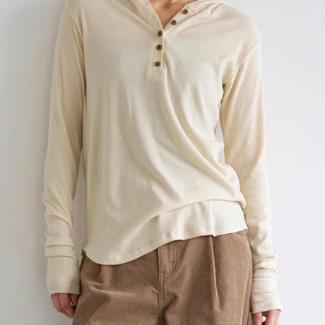 【YENN】HENRY HOODIE LONGTEE [Y263-82085]