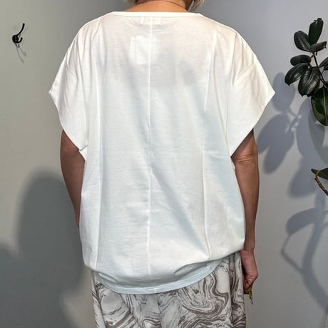 【siro de labonte】《BLANCHE》タックスリーブTee［R623215］
