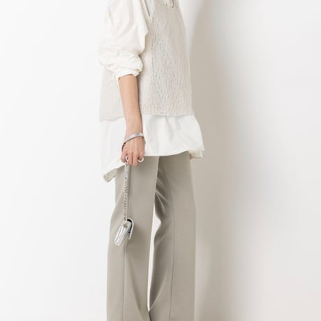 【YENN】W JERSEY FLARE PT [Y263-31081]