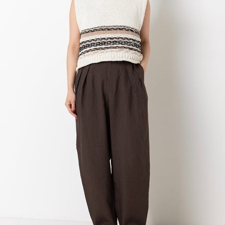 【YENN】MOLE JACQUARD VEST [Y263-91099]