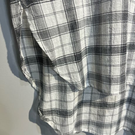 【PRIORITY】 シアーチェックシャツ《P61132 BF》