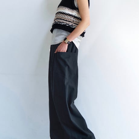 【YENN】WASHED BIG PK PT [Y254-31129-2]