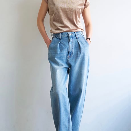 【YENN】VELVET SHORT SLV TEE [Y263-82088]