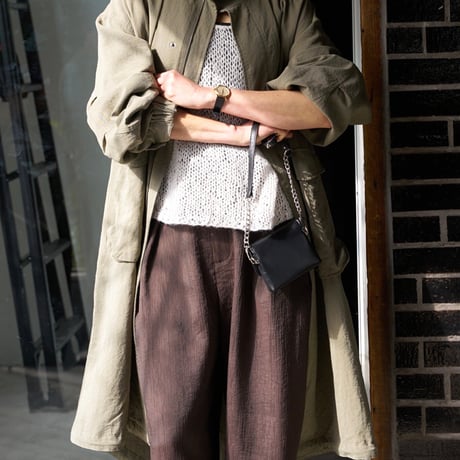 【YENN】WASHED LONG COAT [Y263-42090]