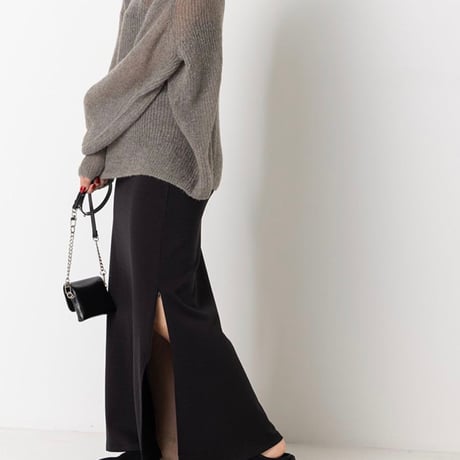 【YENN】SHEER MOHAIR KNIT PO [Y263-91101]