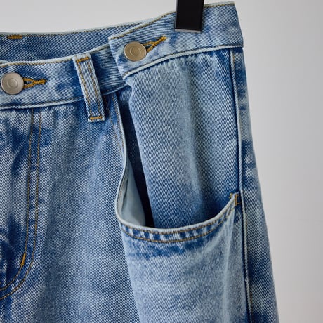 【YENN】TUCK BELT DENIM PT [Y262-31064]