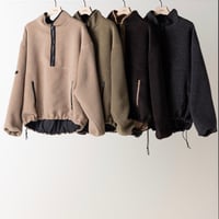 【YENN】SHAGGY HALF ZIP JK [Y254-41126-4]
