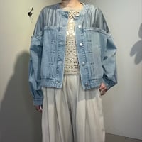 【QTUME】シアードッキングソフトデニムBZ［612-24024］