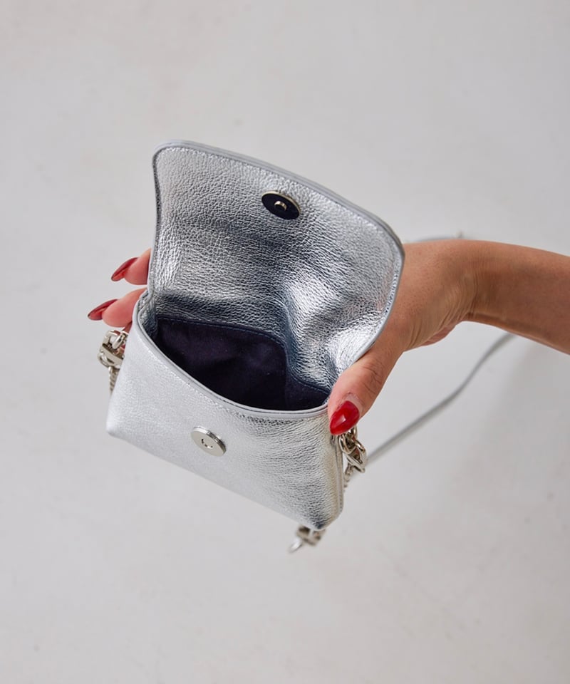 YENN】CHAIN BELT POUCH [Y252-02057-7] | cavabien