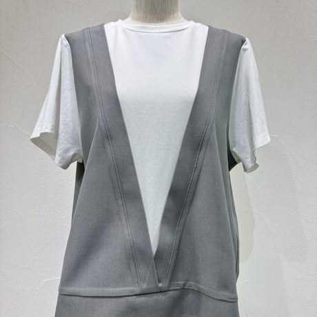 【CYAN tokyo】レイヤーライクコンビTOPS［601475］