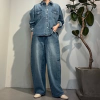 【CLOTH ACROSS】WIDE CURVE DENIM 5P［CA25F102］