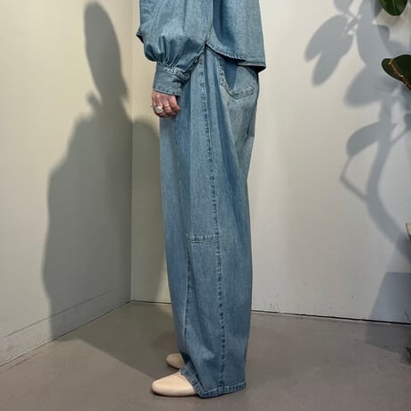 【QTUME】バレルレッグパンツ　［612-26002］