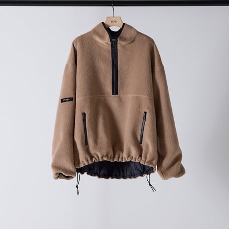 【YENN】SHAGGY HALF ZIP JK [Y254-41126-4]